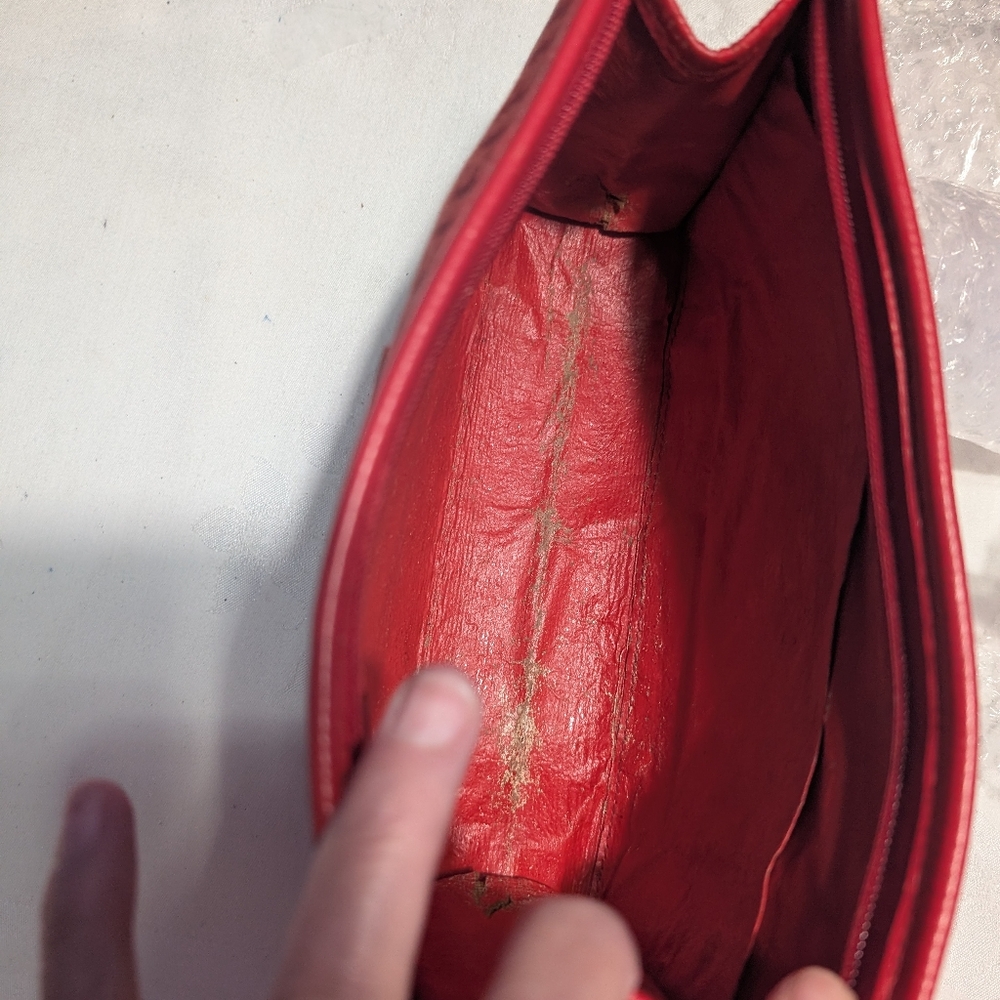 Fendi Red Clutch - Picture 8 of 11
